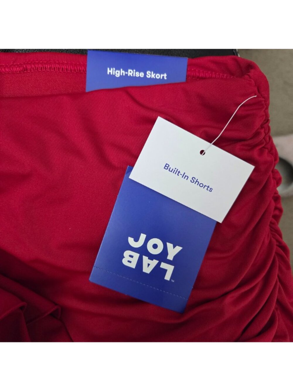 JoyLab Red High-Rise Skort With Built-In Shorts Size S - Picture 3 of 7